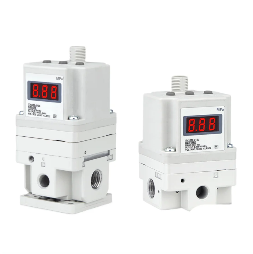 วาล์วสัดส่วนแบบนิวเมติกและไฟฟ้า รุ่น ITV1050/2050/3050-312L/322S-CL-BL สำหรับเครื่องตัดเลเซอร์และเครื่องย้อมสี 1