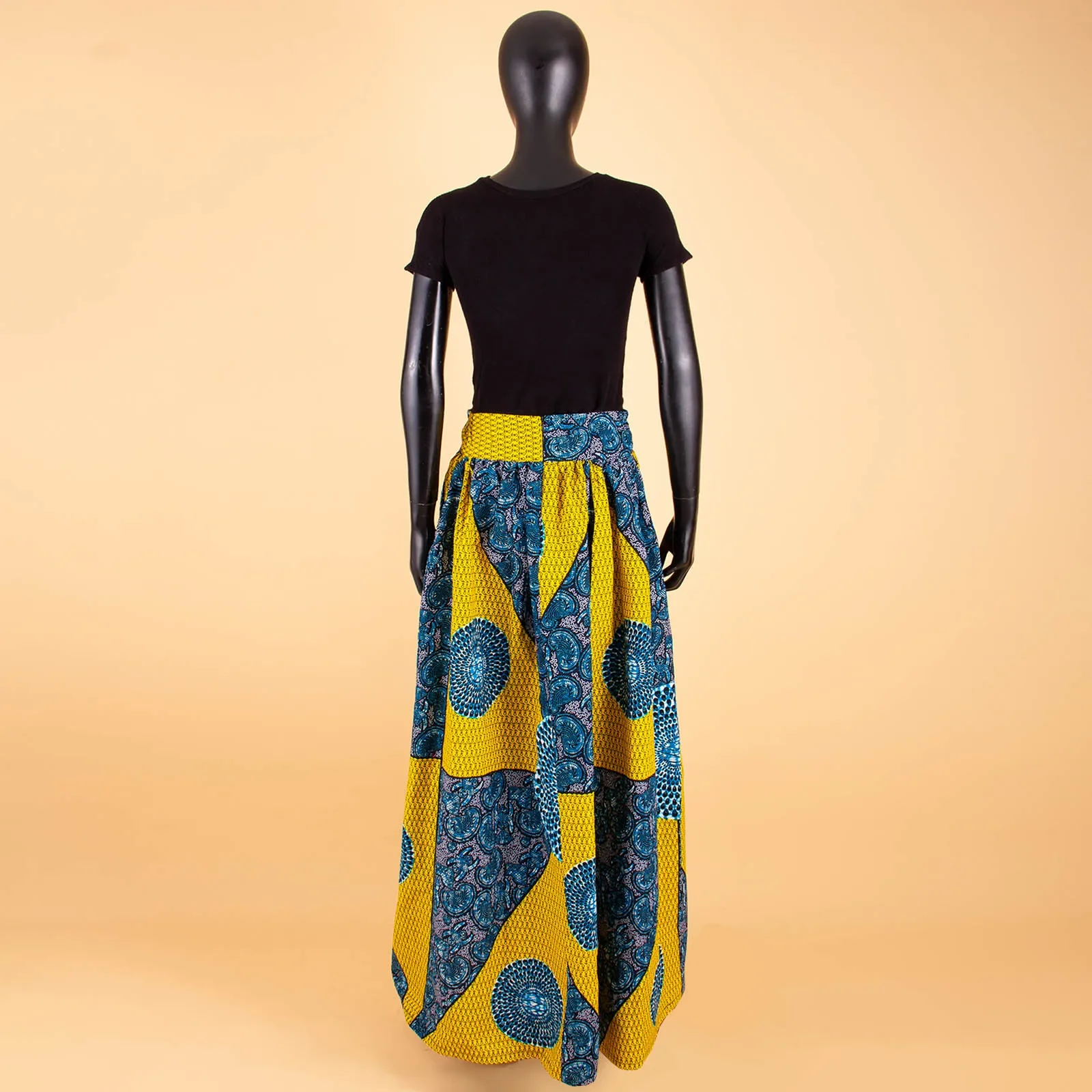 Wax Gonna Tessuto Africano Gonna Tessuto Africano Atelier Habibi