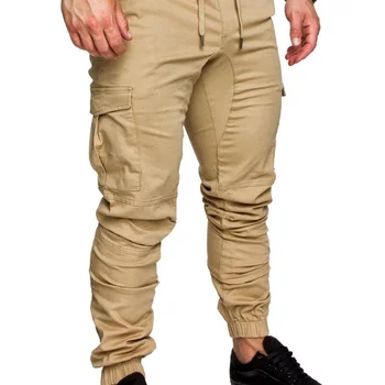 S-5XL 남성용 카고 바지, 멀티 포켓 바지, 우븐 패브릭, 캐주얼 사파리 스타일 레깅스, 툴링, 신제품