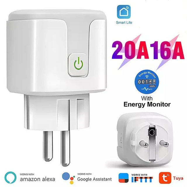 Smart Plug Wifi Socket Life App  Control Wifi Smart Timer Plug - 20a Smart Wifi  Plug - Aliexpress