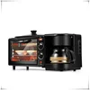 Portable Electric 3-in-1 breakfast machine Multi-functional coffee electric oven toaster 2