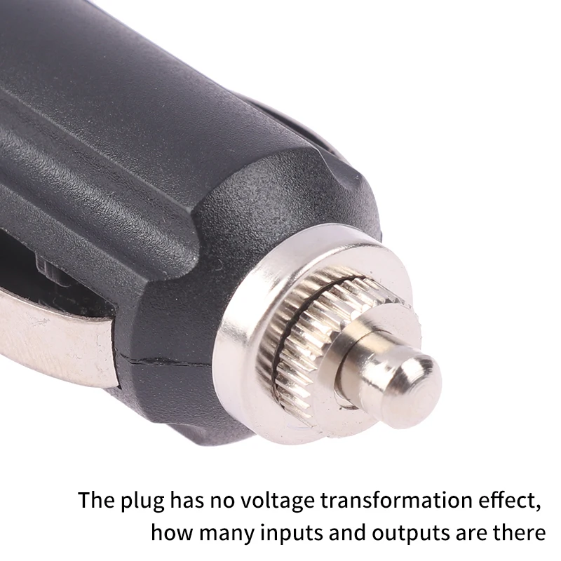 Cigarette Lighter Socket 1PC Copper Wire High-power 16AGW 12V 24V Auto 20A Male Car LED Socket Plug Connector Adapter