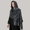 [T003] 1pc Bohemian Fashion Paisley Jacquard Pashmina Scarf Tassel Ladies Hijab Shawl Wrap Winter Suitable For Daily Wear 5