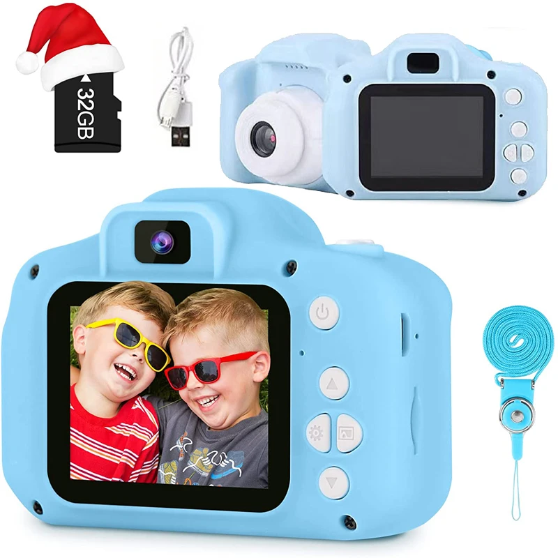 

Prograce 2.62 Inch Child Camera Kids Digital Sport Camera Kid HD Digital Video Camera Birthday Gift for Boys and Girls