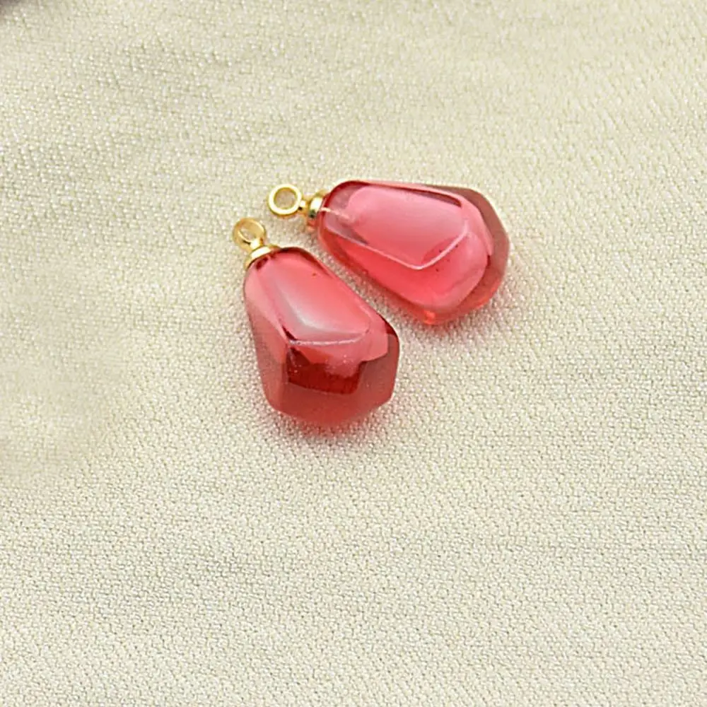 2PCS 포도 3D 과일 참 장식품 레진 장식품 석류 꿀 복숭아 보석 만들기 장식품 귀여운 미니 펜던트 액세서리 DIY