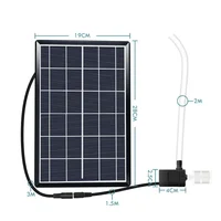 Pompe à eau solaire 12V, pompe submersible pour filtration et oxygénation de bassin à poissons, idéale pour aquarium extérieur et réservoir d'eau. 2