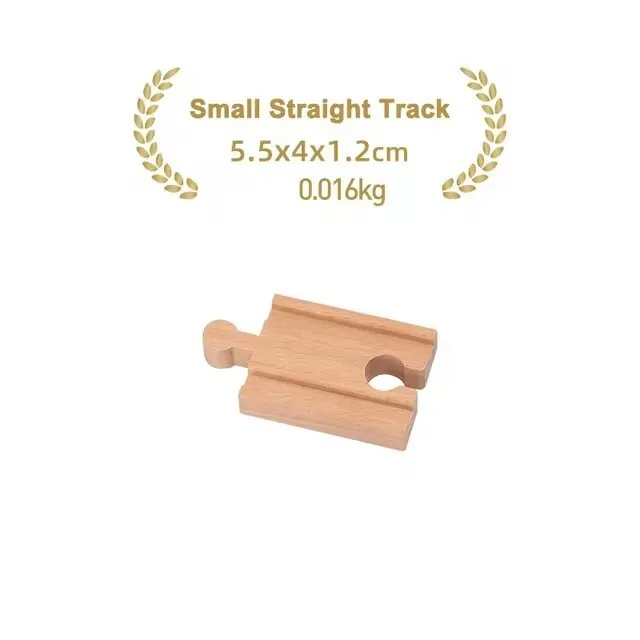 Premium Beech Wood Railway Train Track Accessories for Children’s Educational Play