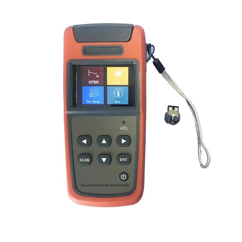 Mini 60KM Fiber Optic OTDR Optical Fiber Reflectometer Built In VFL with FC SC 1550nm Single Mode Free Shipping