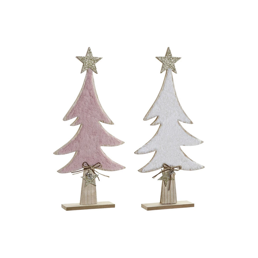 Árvore de natal com estrela dkd casa decoração lã mdf madeira (2 peças)  ( cm)|Meias e suporte p/ presentes| - AliExpress