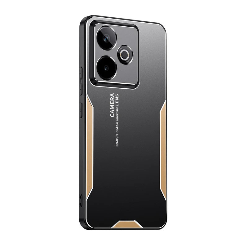 Luxury Laser Carved Metal Alloy Ultra Thin Slim Armor Back Cover