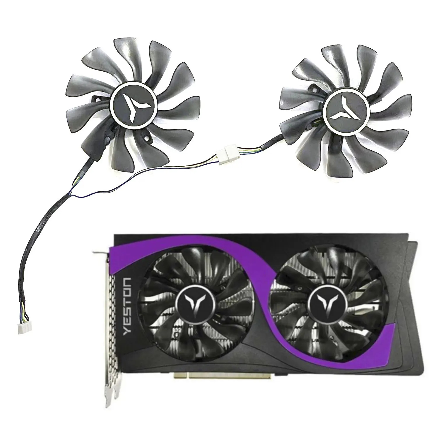 Ventola Nuovissima Da 85Mm A 4Pin Ga92S2U Rtx 2060 Gpu Adatta Per Il Raffreddamento Della Scheda Grafica Yeston Gtx1660 1660Ti 160S Rtx2060 Earth God