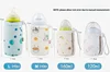 Universal Wide Caliber Milk Bottle Insulation Bag 5 Layers Tin Foil Thick Cotton Bottle Cover Portable Anti-fall Cup Cover 4