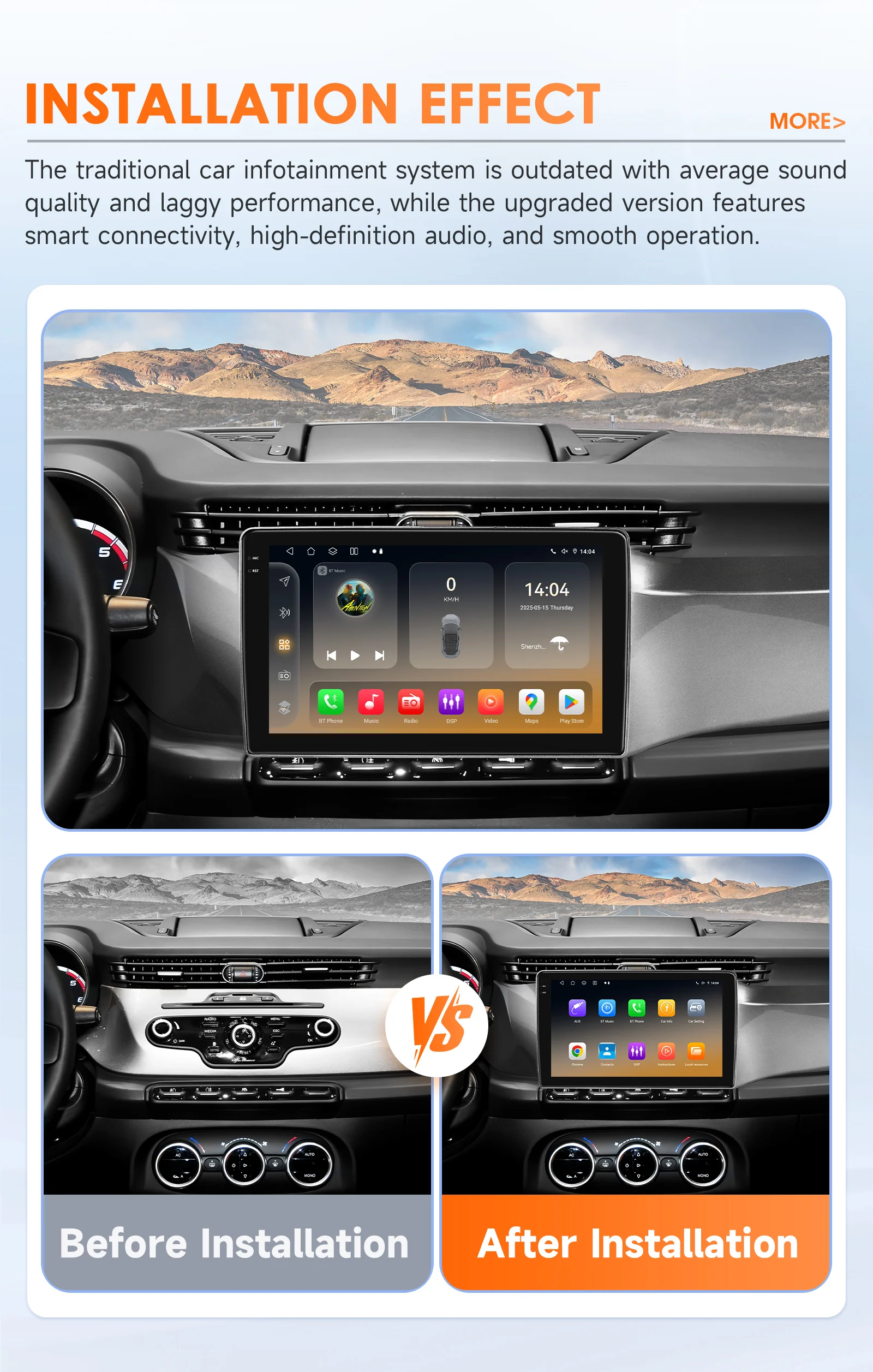 Hizpo 2din Android 14 Auto Multimedia Für Alfa Romeo Giulietta 2010 - 2014 2015 - 2018 Radio Stereo Kopf einheit Carplay Auto Bildschirm – Detail 8