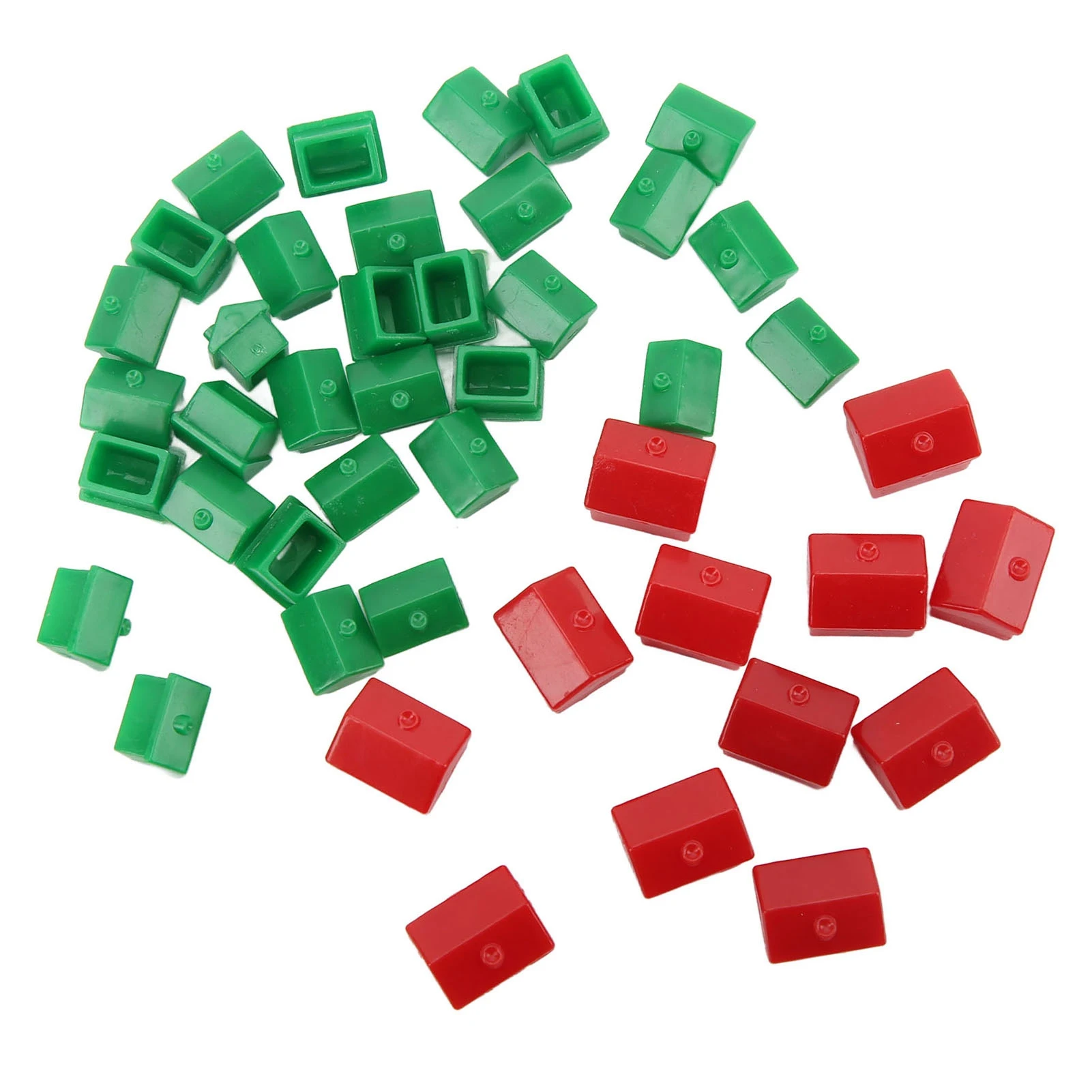 Hotel Game Replacement Pieces Game Plastic Hotels Houses Piece Supplement Accessories Hotel Replacement Pieces