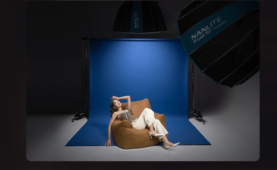 Rapid 90CM 120CM Parabolic Softbox Bowens Mount Quick Installation Photography L