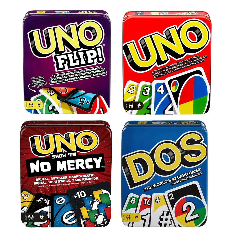 UNO NO MERCY Family Education Puzzle Card Game Party Friends Boy And Girl Entertainment Interest Hobby Board Game Birthday Gifts