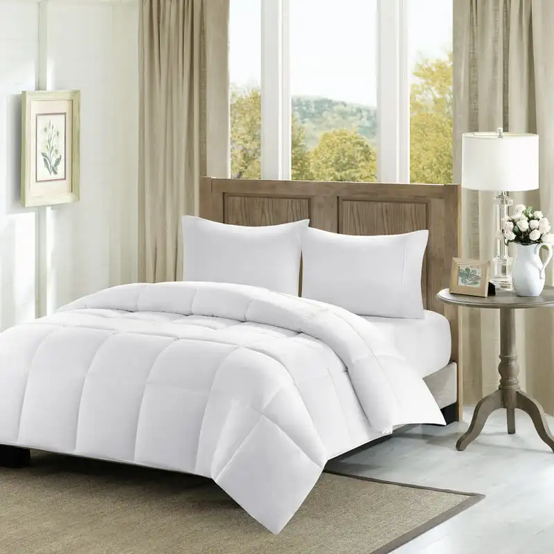 

Westport 300 Thread Count Cotton Percale Down Alternative Comforter, Twin/