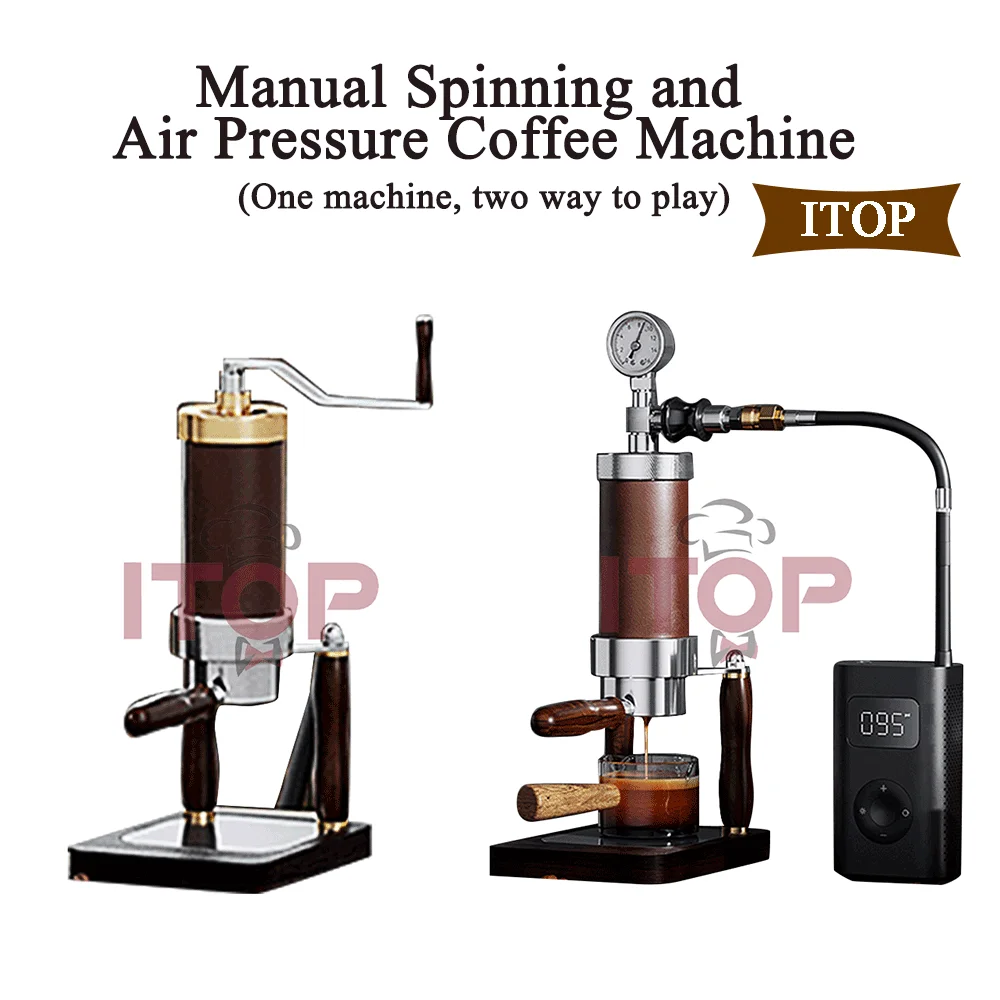 ITOP CM-HP Manual Spinning Espresso Maker Manual Pneumatic Air Pressure Integrated Coffee Machine or Electric Heating Type Maker 1 ITOP CM-HP Manual Spinning Espresso Maker Manual Pneumatic Air Pressure Integrated Coffee Machine or Electric Heating Type Maker 1