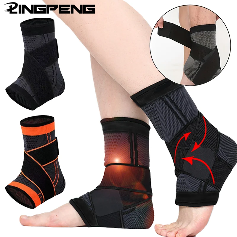 Ankle Support for Sprains Strains Achilles Tendinitis Plantar Fasciitis Running Basketball Soccer Daily Use
