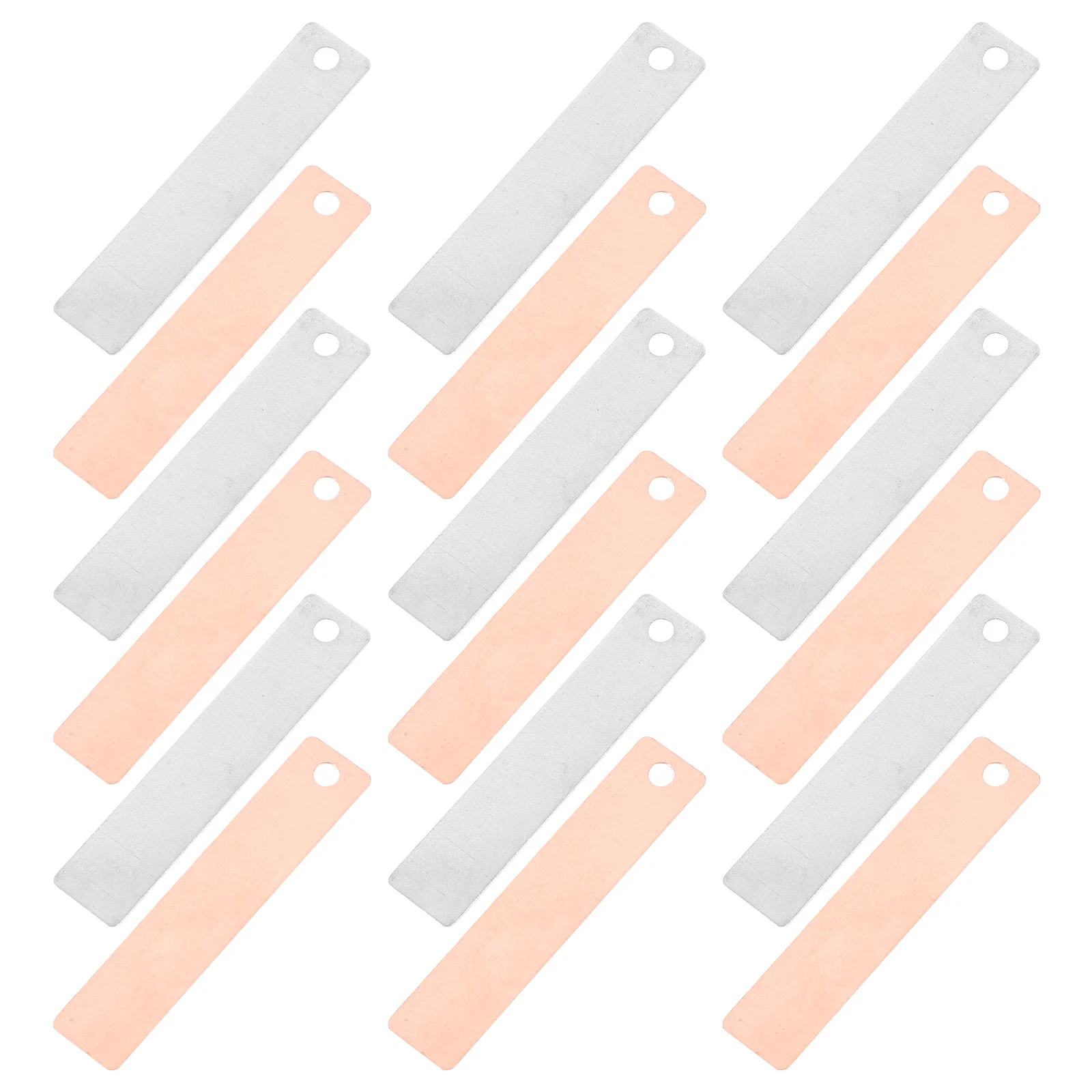 1 세트 구리 시트 아연 장난감 재료 양극 플레이트 과학 실험 전극 스트립 DIY 과일 재료 실습