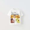 Simba Pattern Boys T-shirt Summer Kids Clothing Fashion Loose Tees Tops Children Clothes Cartoon Short Sleeve Tops Boys' Tshirts 3