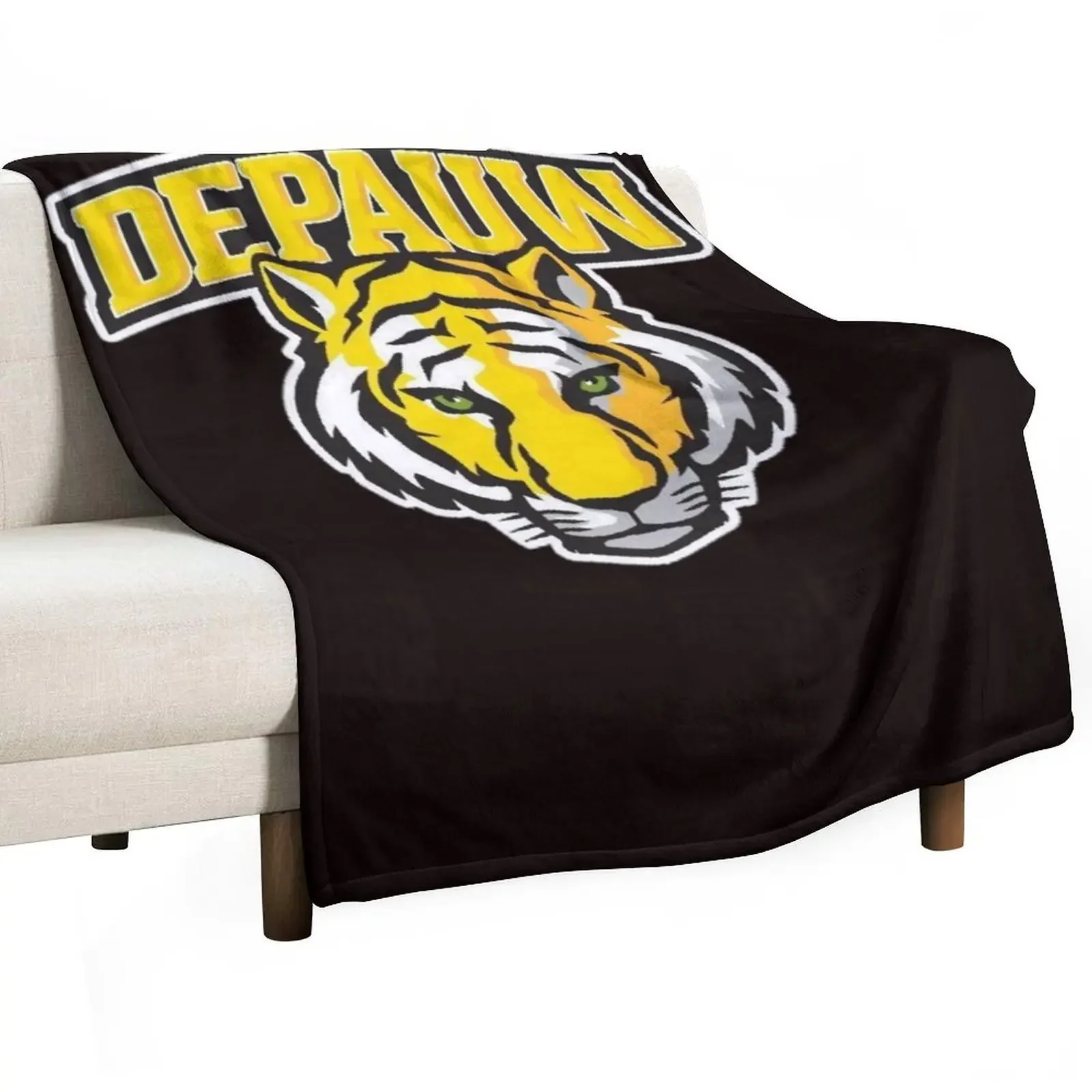 

DePauw University Logo Throw Blanket christmas decoration heavy to sleep Cute Blankets