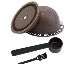 Reusable Coffee Capsule with Built - in Filter and Silicone Cover (150ml)