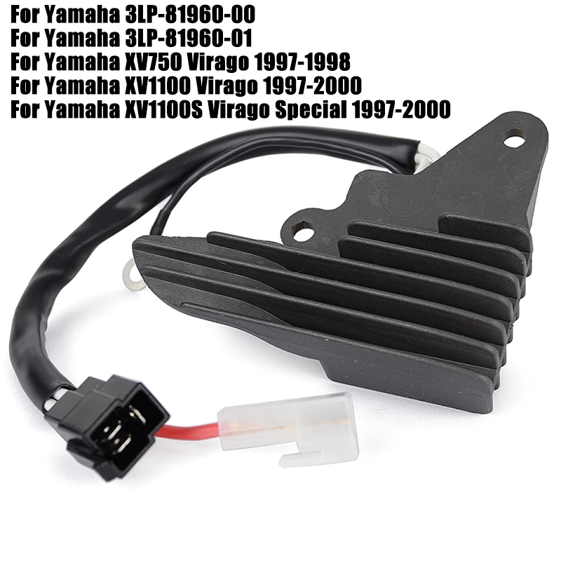 

Voltage Regulator Rectifier For Yamaha XV750 XV1100 XV1100S Virago Special 1997-2000 XV 750 1100 1100S 3LP-81960-01 3LP-81960-00