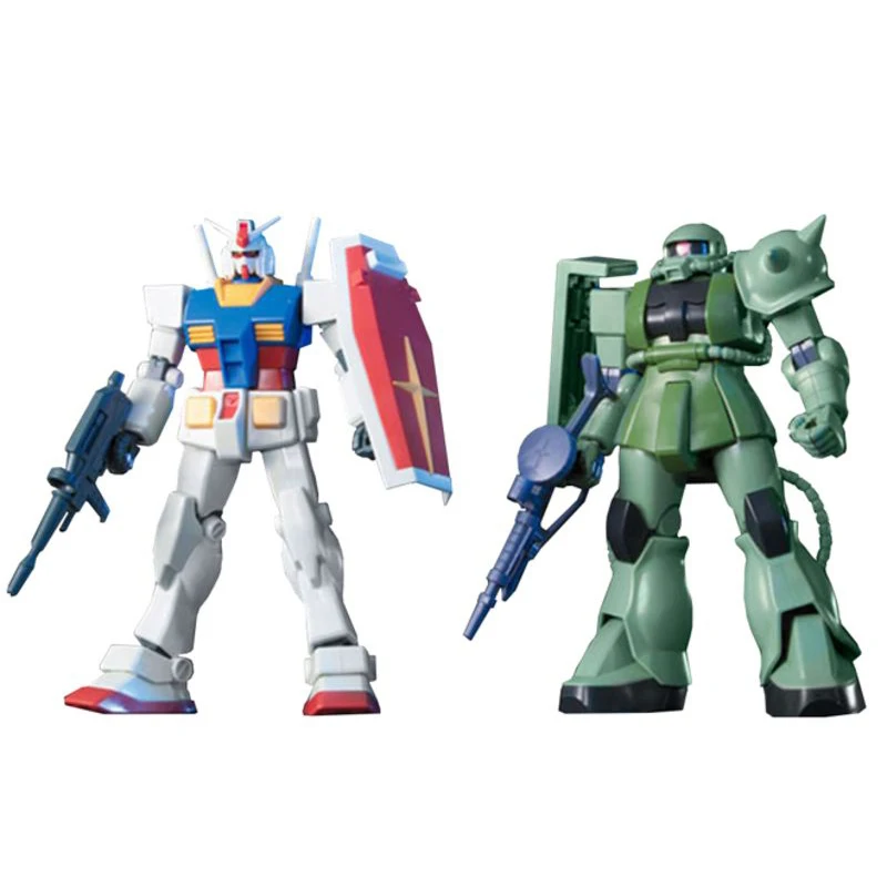 Bandai Hobby Gunpla Starter Set: Gundam Vs. Zaku II, Bandai HGUC Action  Figure