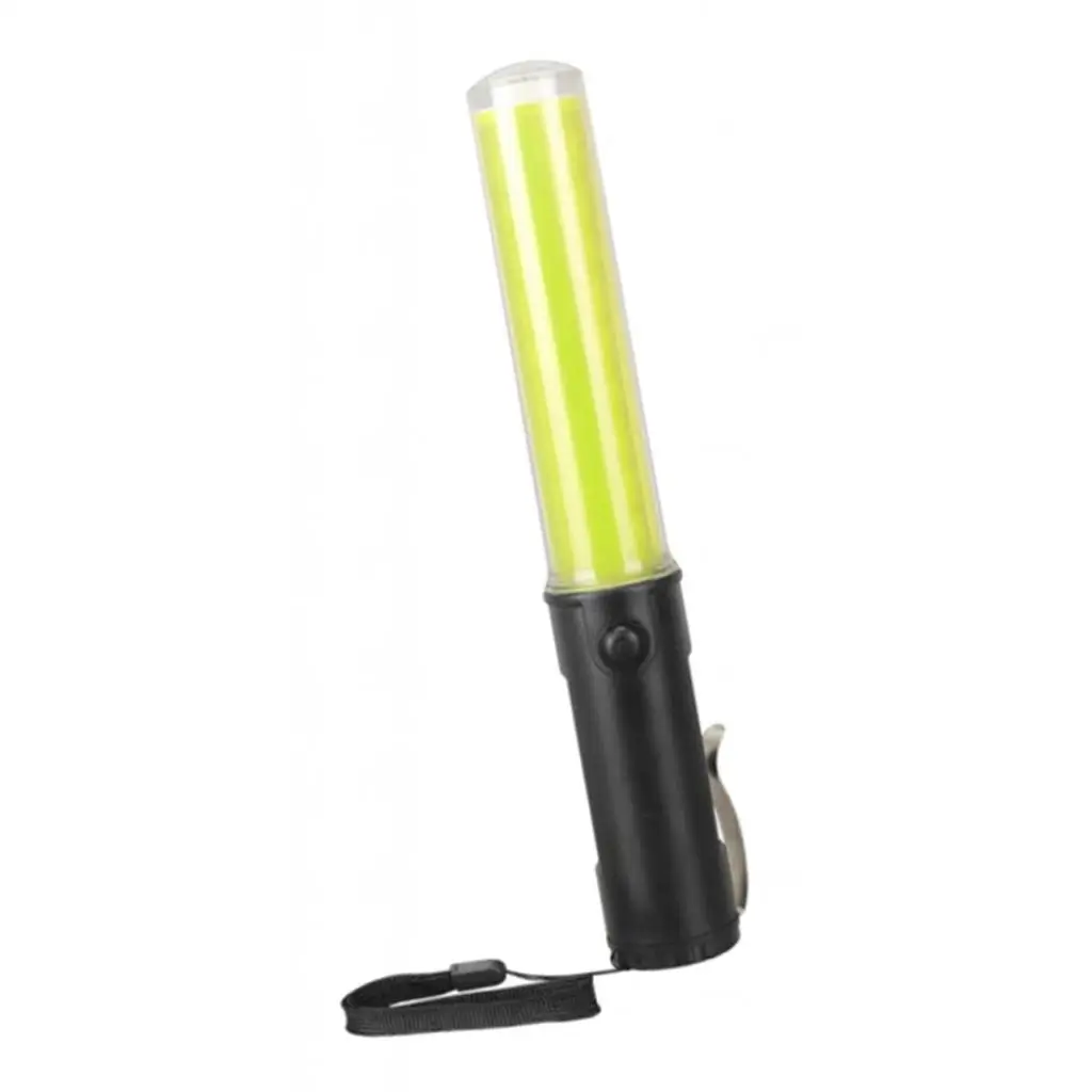 LED Flashlight Traffic Baton Modes Mini Fluorescent Sticks
