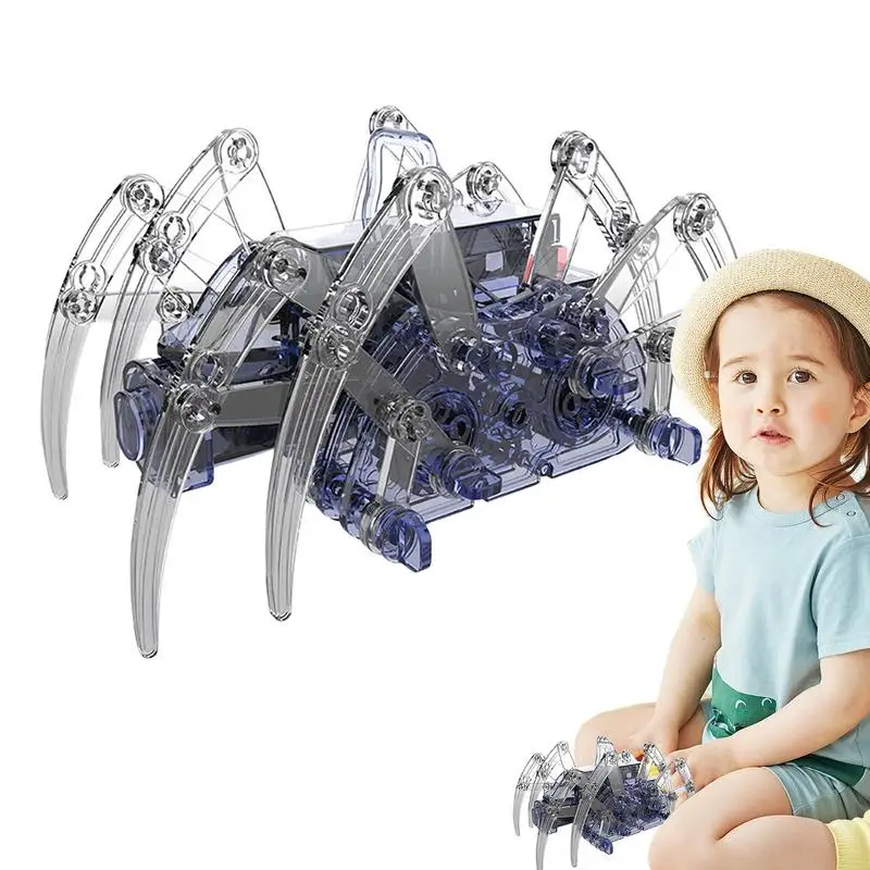 

Science Spider Robot Kit Electronic Spider Science Toys Educational DIY Science Kit DIY Robot Kit For Boy