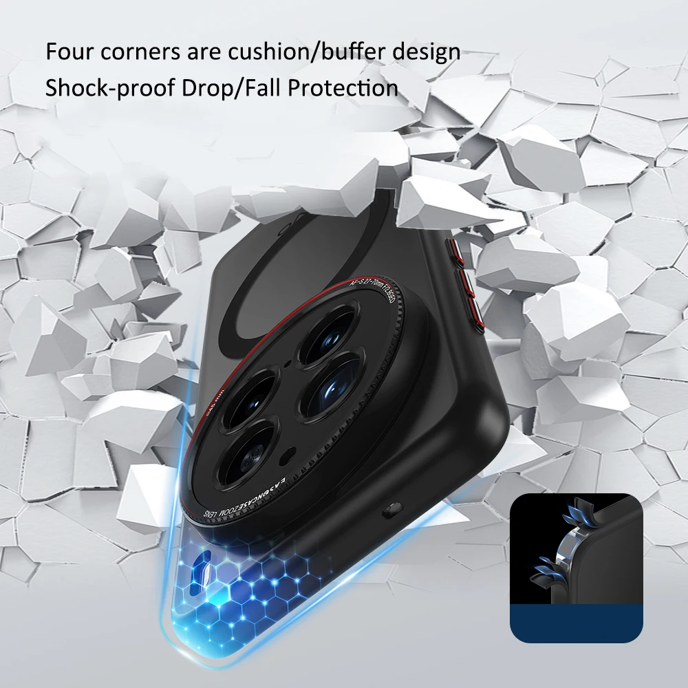 For Magsafe Magnets Case For vivo X200 Pro / X200 mini Camera Protector Magnetic Shell 4
