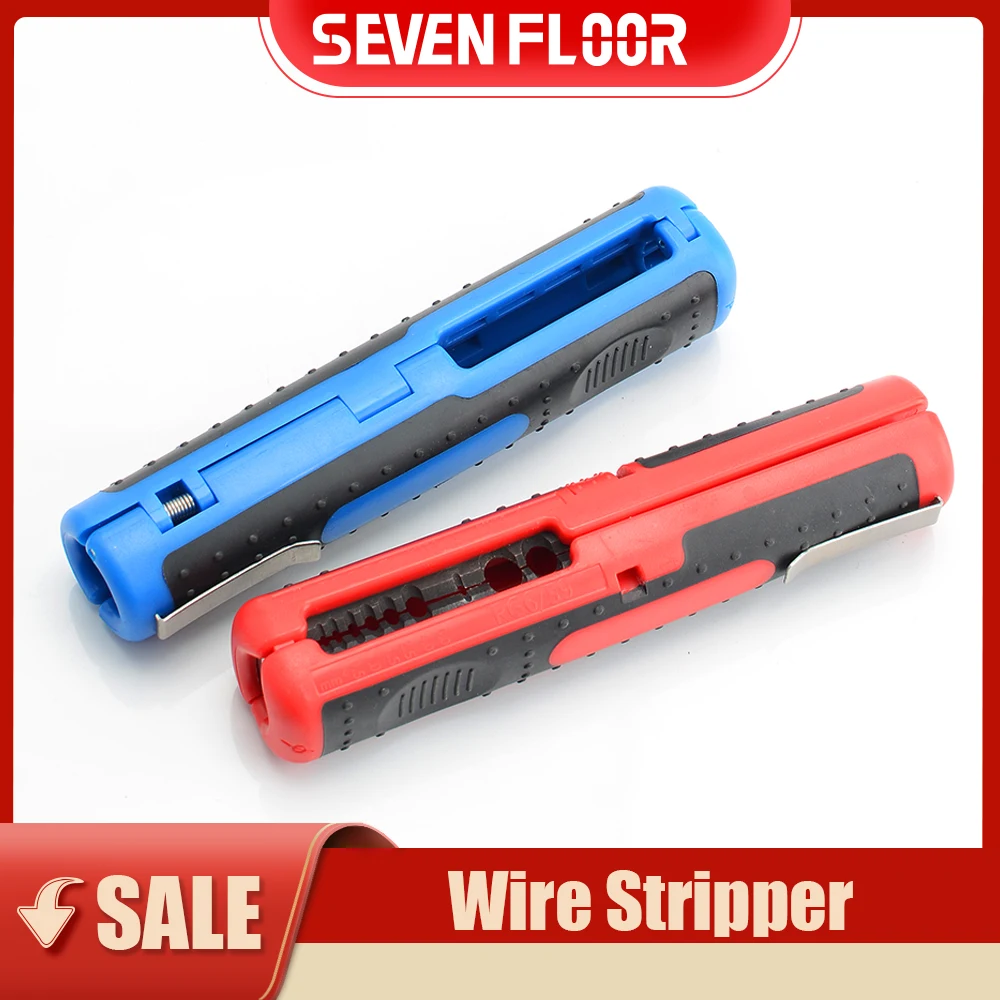 Multifunctional Cable Wire Stripper Cutter Pliers Hand Tool Hardware Tool Portable Anti Skid Handle Strip Pen Clip