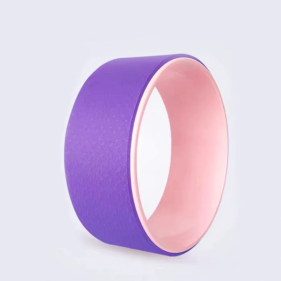 Roda de yoga aberta para trás equipamento de yoga fitness roda de yoga backbent rolo loop casa pilates círculo
