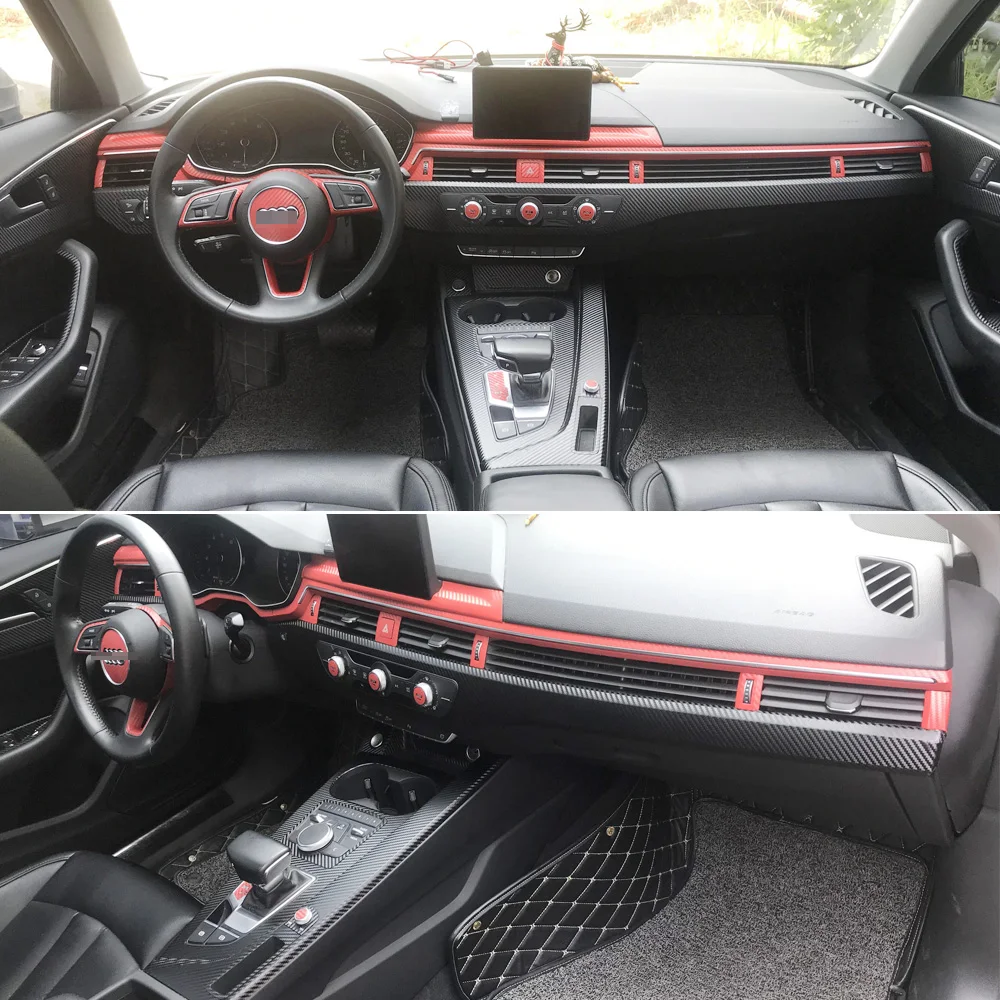 Auto Kohle faser Türgriff Abdeckung für Audi A4 B9 8W 2016 2017 2018 2019  2020 2021 2022 Zubehör schützen Stil Aufkleber Verkleidung - AliExpress