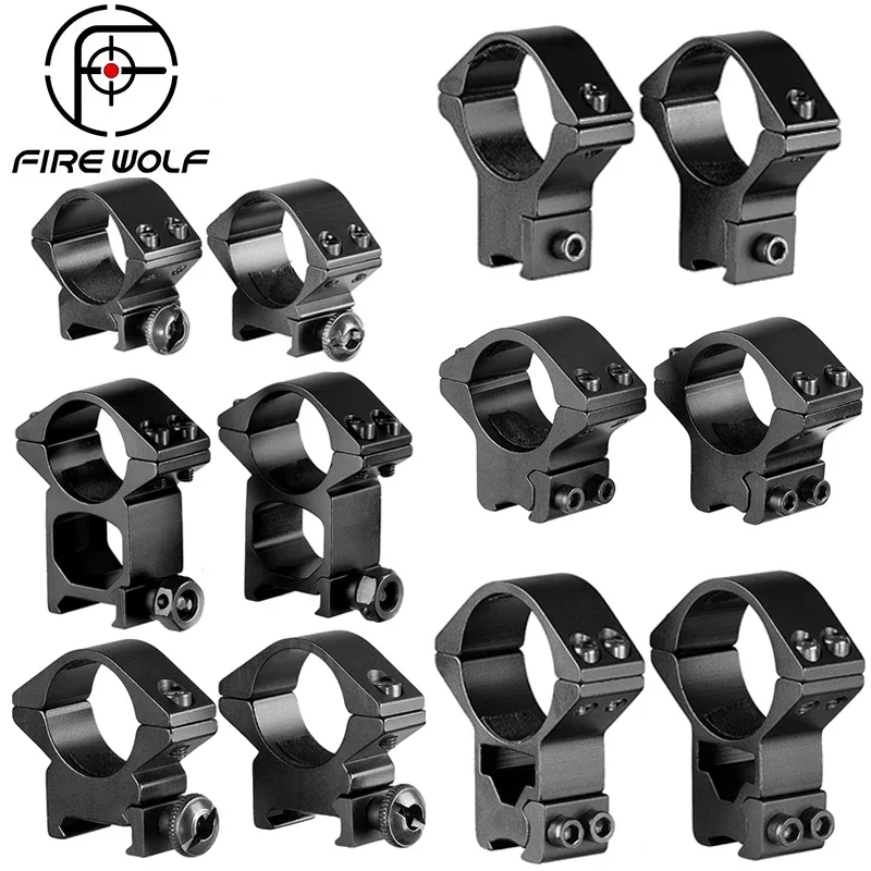 25.4MM/30MM Diameter Hunting Riflescope Mount Scope Rings Picatinny Rail High Quality Mount