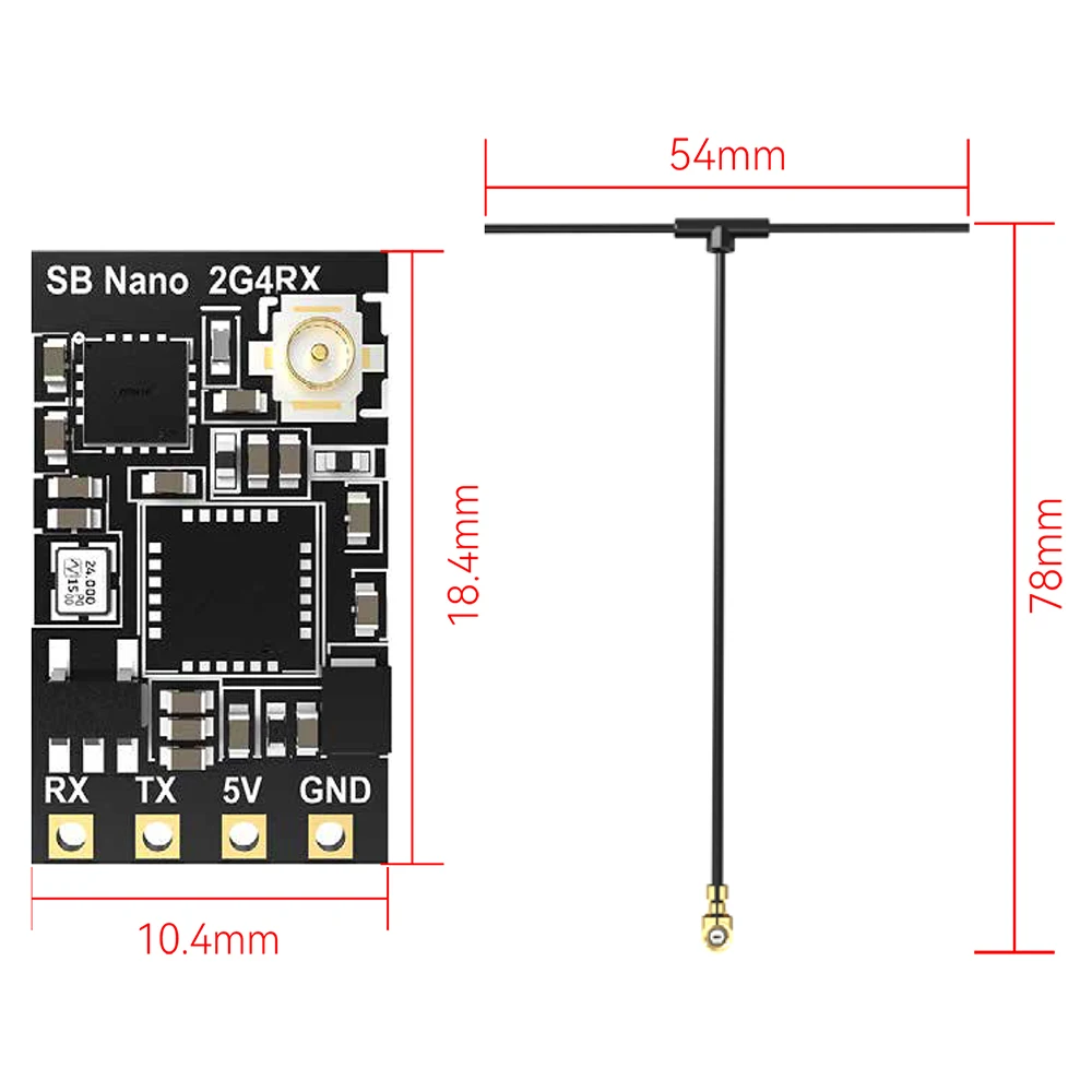 Achetez le récepteur SpeedyBee Nano 2.4G ExpressLRS ELRS pour drone FPV