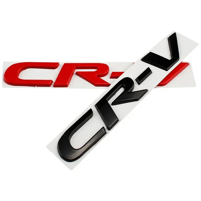 18.7cm 금속 자동차 스티커 혼다 CR-V 로고 2023 2017 2011 리어 테일게이트 엠블럼 데칼 액세서리용 사이드 펜더 배지 스타일링