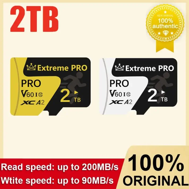 100% Originale 2Tb Scheda Di Memoria Classe 10 Tf Card 64Gb 128Gb Micro Tf Sd Card Fino A 200 Mb/S Per Telefono Tablet Flash Card 256 512Gb