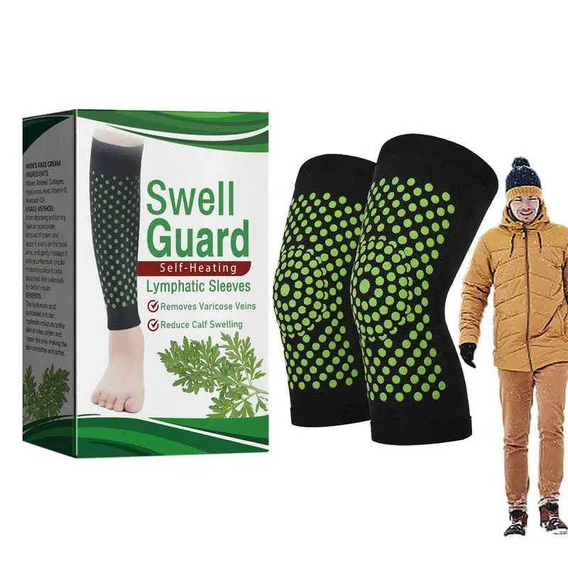 

Self-Heating Leg Sleeves Running Straps Support Heating Leg Cover Safe And Comfortable Mugwort Self-Heating Shaping Knee Pads