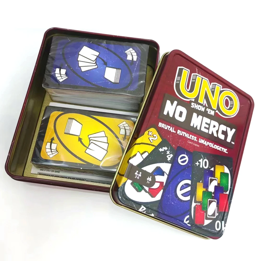 UNO FLIP! Pokemon No mercy Game Anime Cartoon Pikachu Figure Pattern Family Funny Entertainment uno Cards Games Christmas Gifts 2