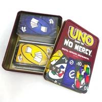 UNO FLIP! Pokemon No mercy Game Anime Cartoon Pikachu Figure Pattern Family Funny Entertainment uno Cards Games Christmas Gifts 2