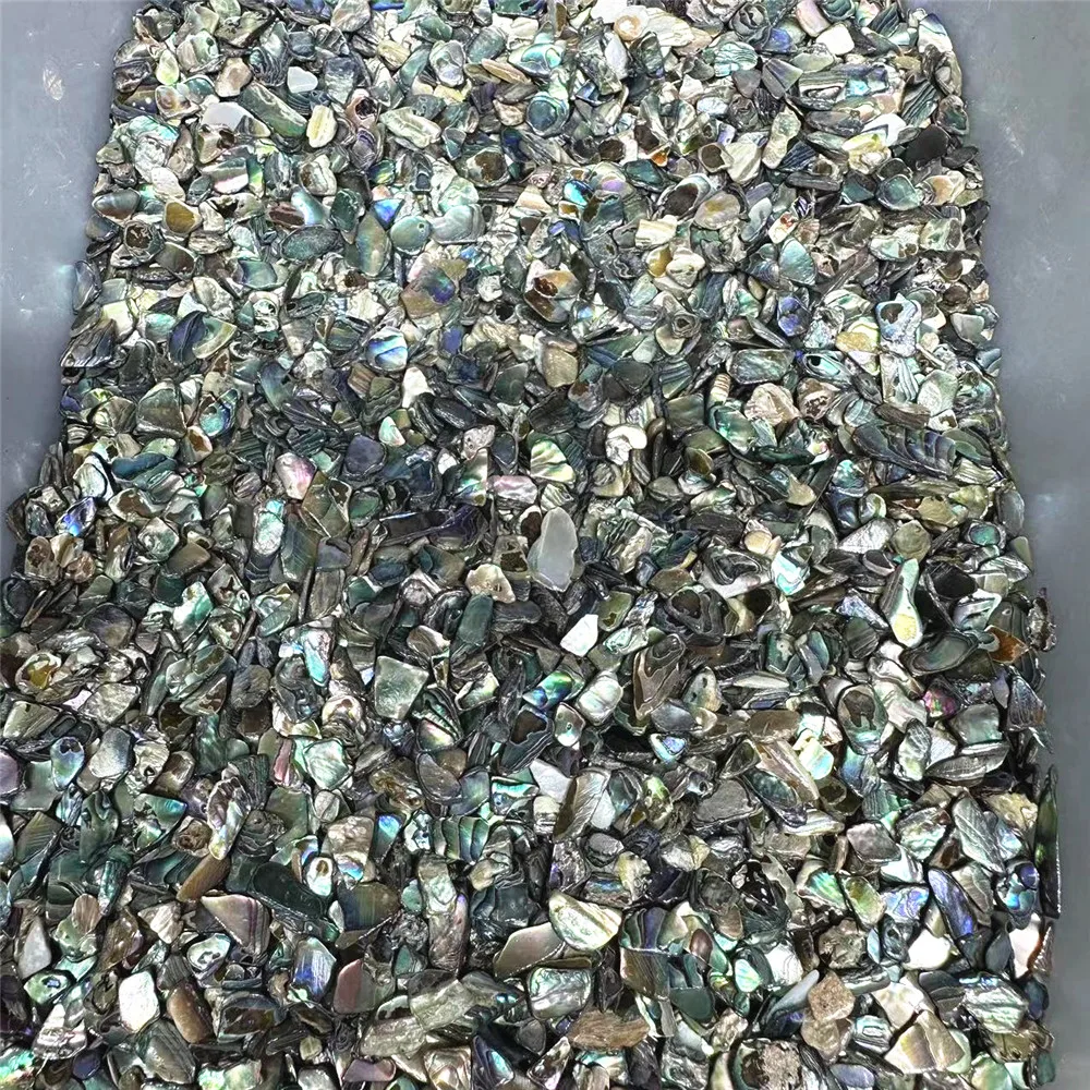 New Arrivals Polished New Zealand Paua Crystals Gravels Healing Stones Bulk Natural Abalone Shell Crystal Chips For Decor 6
