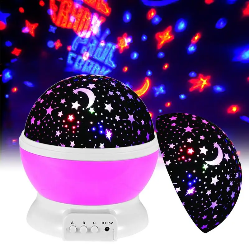 

Night Light Projector Rotating Star Projector Night Light With 8 Color Change Ceiling Led Lamp For Gaming Room Home Theater