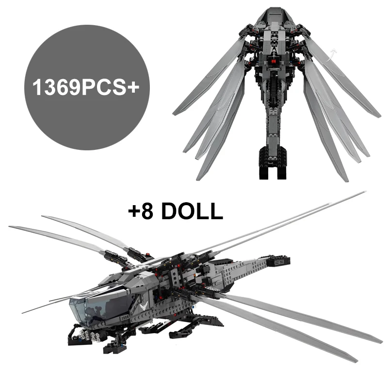 기술 Dune Atreides Royal Ornithopter 모델 빌딩 블록, 창의적..