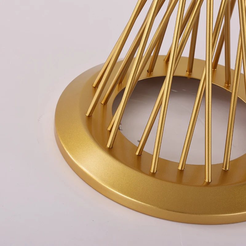 High Quality Matte Gold Wedding Cake Stand Pillars Set Pedestal for Wedding Decorations
