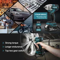 Makita DTW285 clé à chocs électrique sans brosse sans fil 320N.M couple 1/2 'clé outils électriques compatibles sans batterie 18V 3