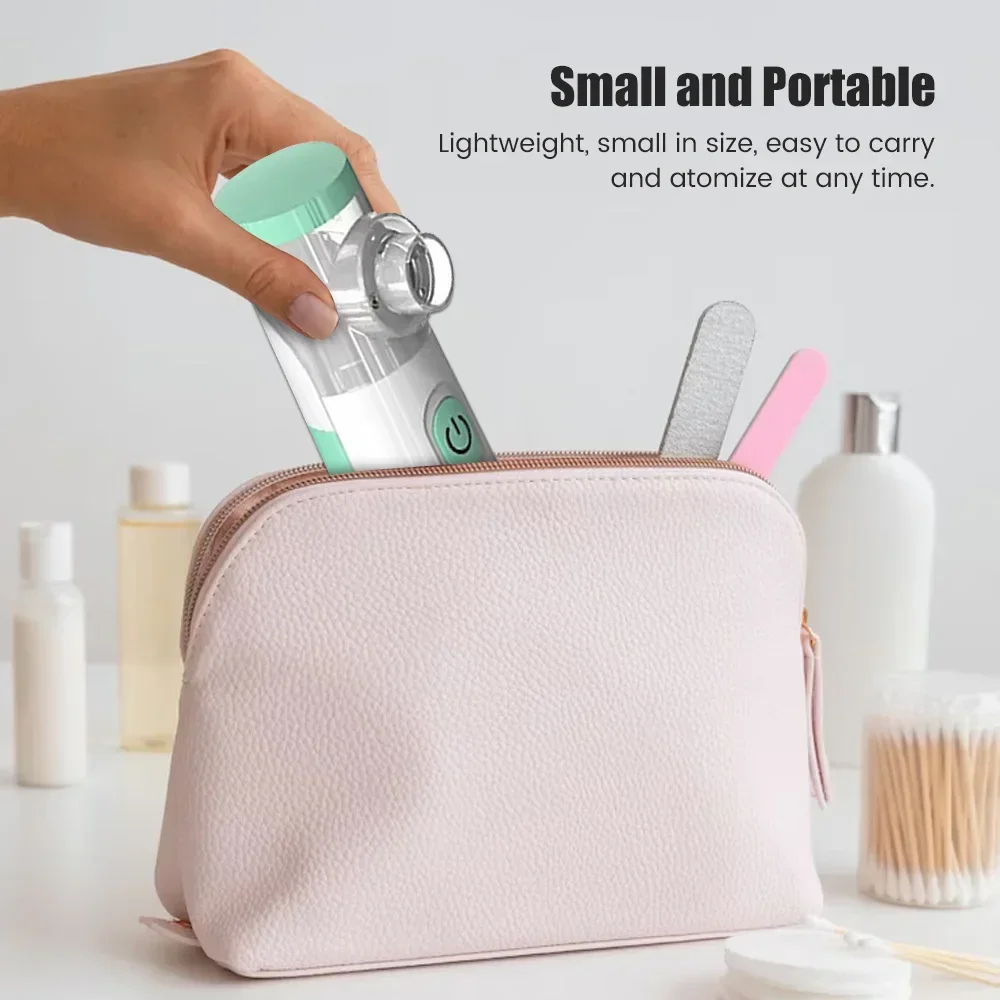 Mini Handheld Nebulizer Silent Inhaler Ultrasonic Atomizer Medical for Cough Asthma Baby Kids Adult nasal inhaler