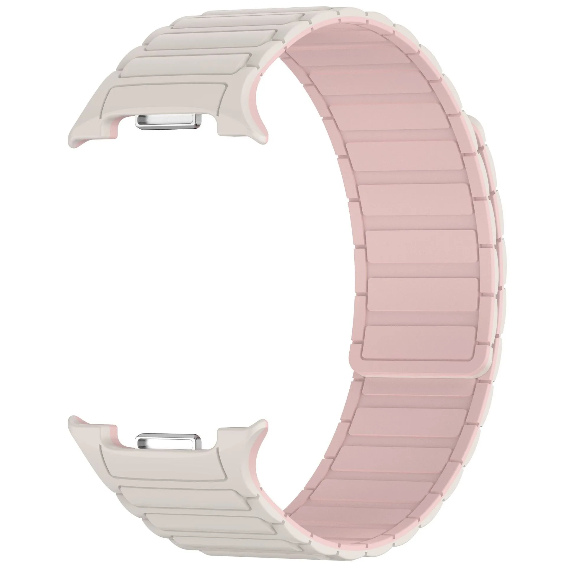 Sporty Silicone Magnetic No-Gap Wristband Strap