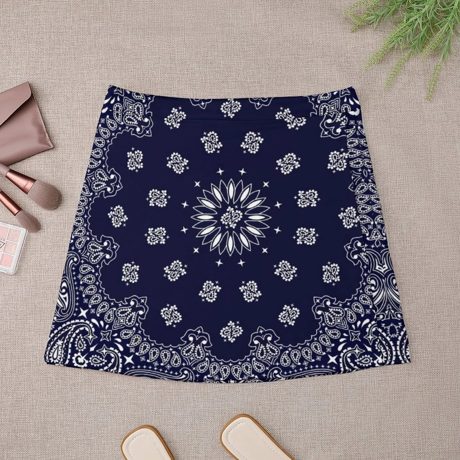 Bandana - Navy Blue - Mini Skirt summer skirts cosplay kawaii clothes skirt set
